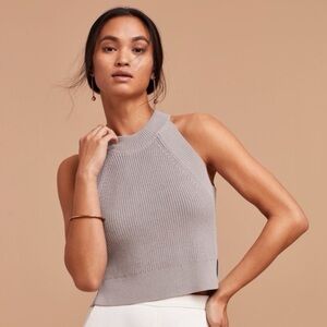 Aritzia Wilfred Crevier Knit Top in Dusty Rose Size XS